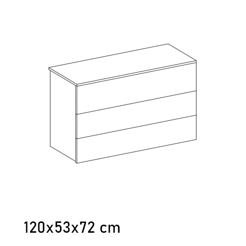 03.89 Enea: 3 Drawer