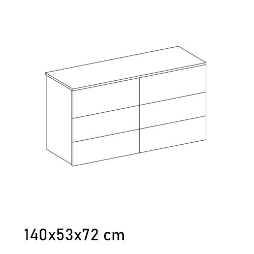 03.92 Enea: 6 Drawer