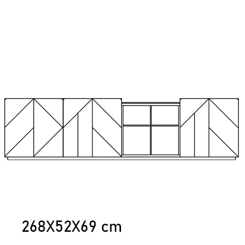 15.65ld Pica: 3 Door Decorated, Open Space Right