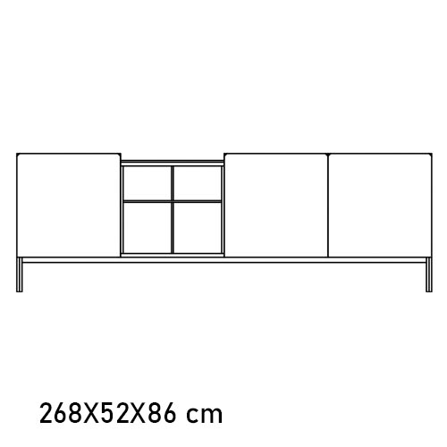 15.74el Pica: 3 Door Plain, Open Space Left
