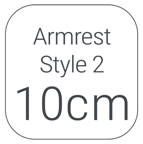 Armrest Style 2: 10cm
