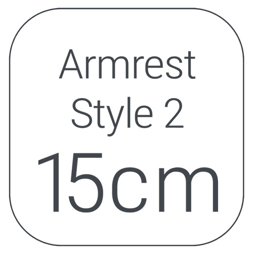 Armrest Style 2: 15cm