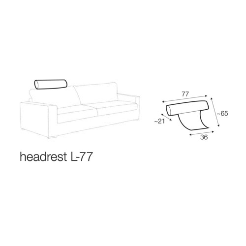 Headrest 77cm