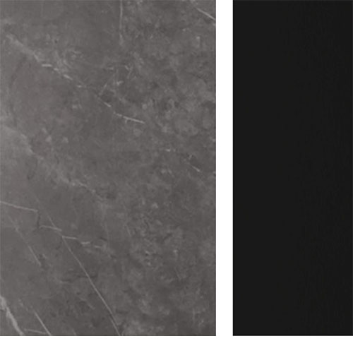 Matt grey SuperMarble | Melamine anthracite