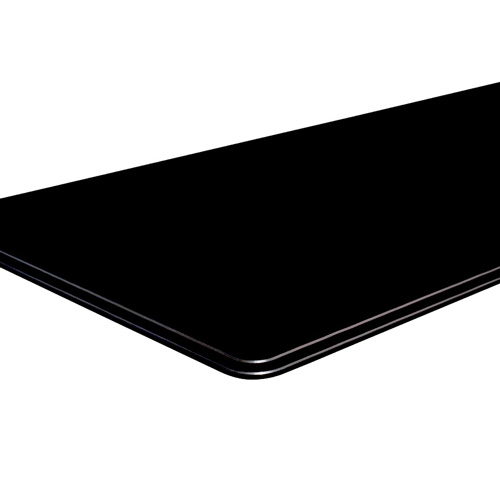 Laminate black black edge