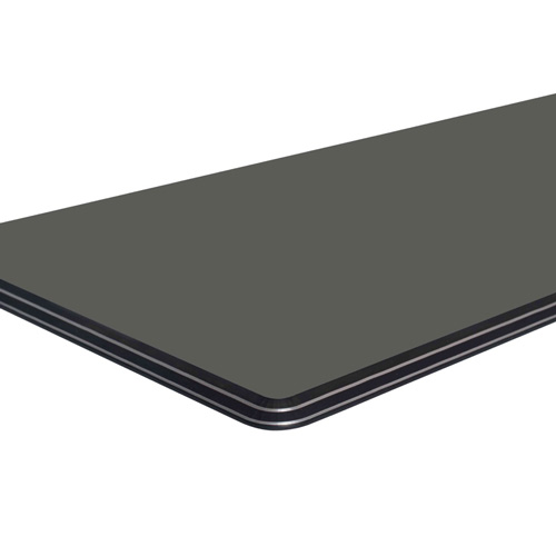 Laminate anthracite black edge