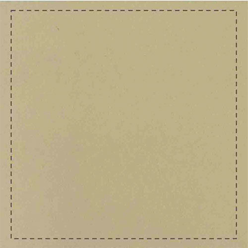 Ivory black stitching