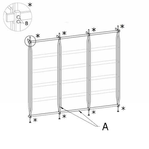 Charlotte Wall Fixing Equipment