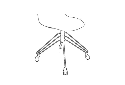 Swivel 4 Legs W/Castors